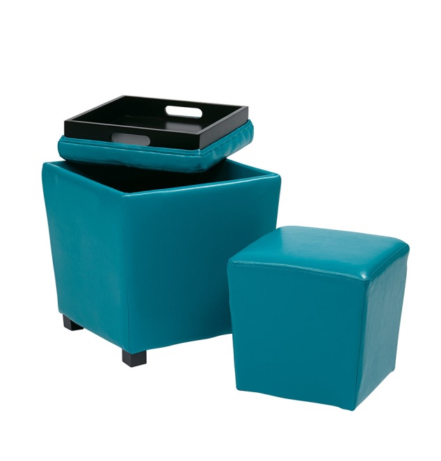 What You Need to Know Before Moving Into Your First Dorm Room: Add Storage & Seating with an Ottoman